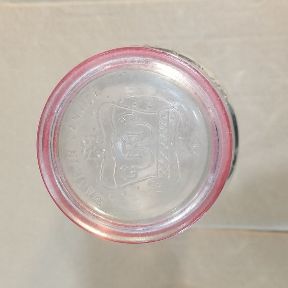 1950 Crown Gem Mason jar made in Canada gasket, glass lid and zinc band included - Picture 8 of 9